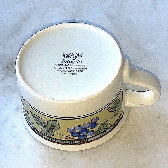 MIKASA GARDEN HARVEST FLAT COFFE CUP - Picture 6 of 6